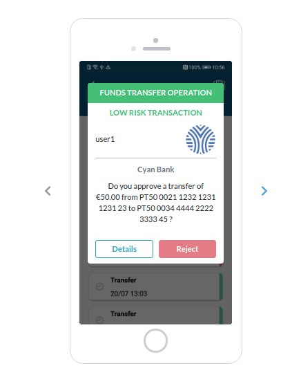 &quot;Funds Transfer Simulator 50 EUR (1)&quot;